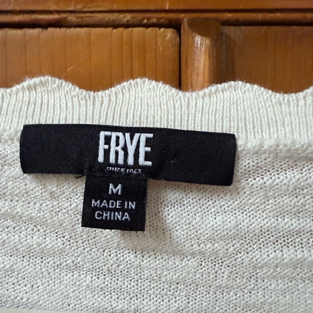 Frye Frye Women's Button Front Lightweight Pointelle Cardigan - Picture 8 of 10